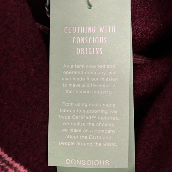 🎩🗝️NWT $119 Aventra Fired Brick Paragon Sweater - Large - Picture 8 of 10